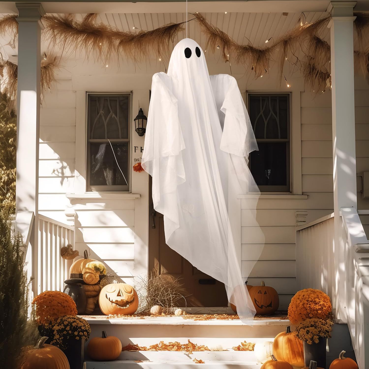 Halloween Hanging Light up Gho - Outdoor Lighting Effects 评论和价格