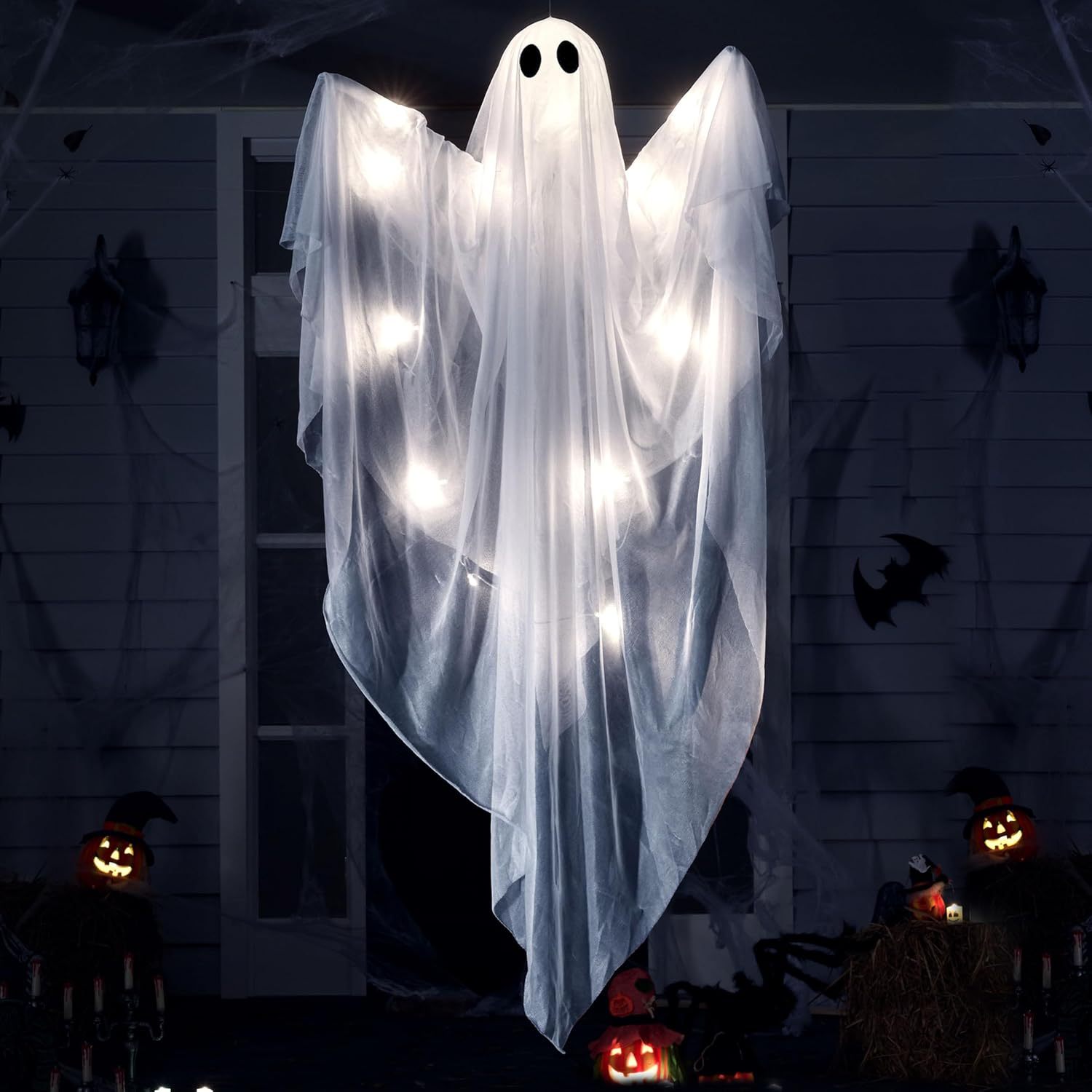 Halloween Hanging Light up Gho - Outdoor Lighting Effects 评论和价格