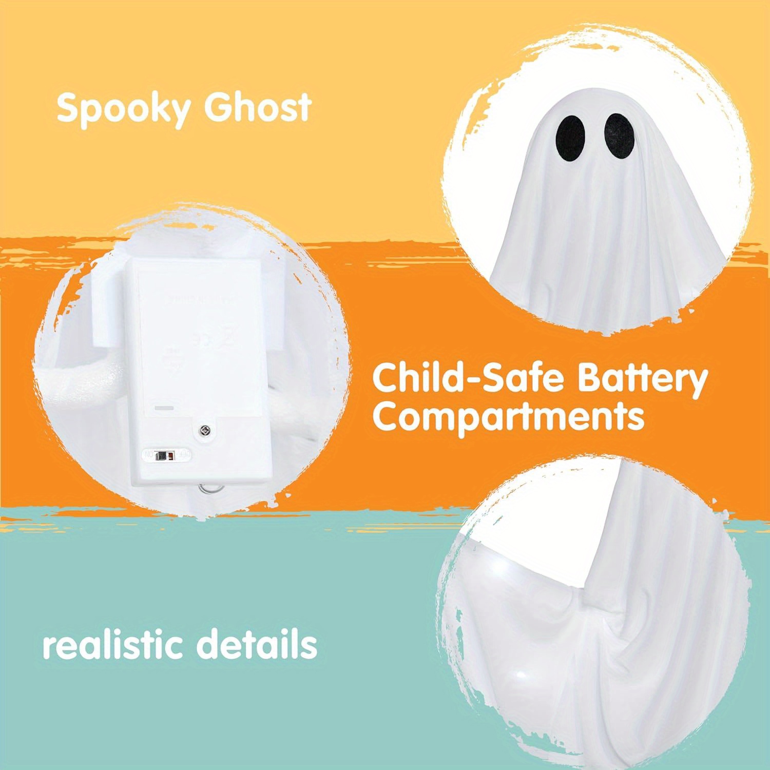 Halloween Hanging Light up Gho - Outdoor Lighting Effects 评论和价格