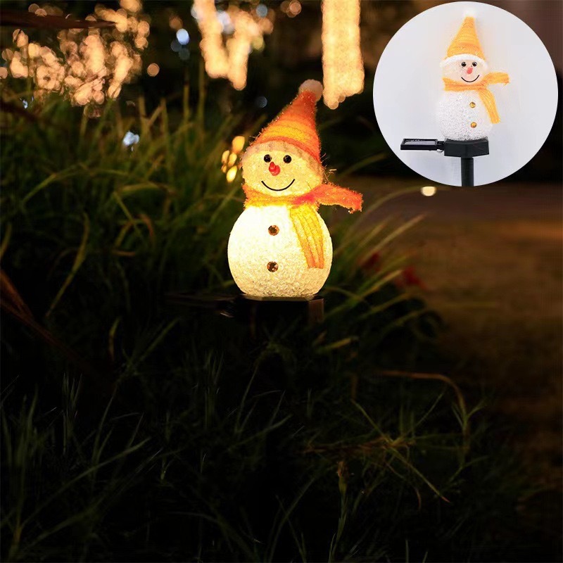Snowman Solar Garden Light Out - Outdoor Lighting Pathway 评论和价格