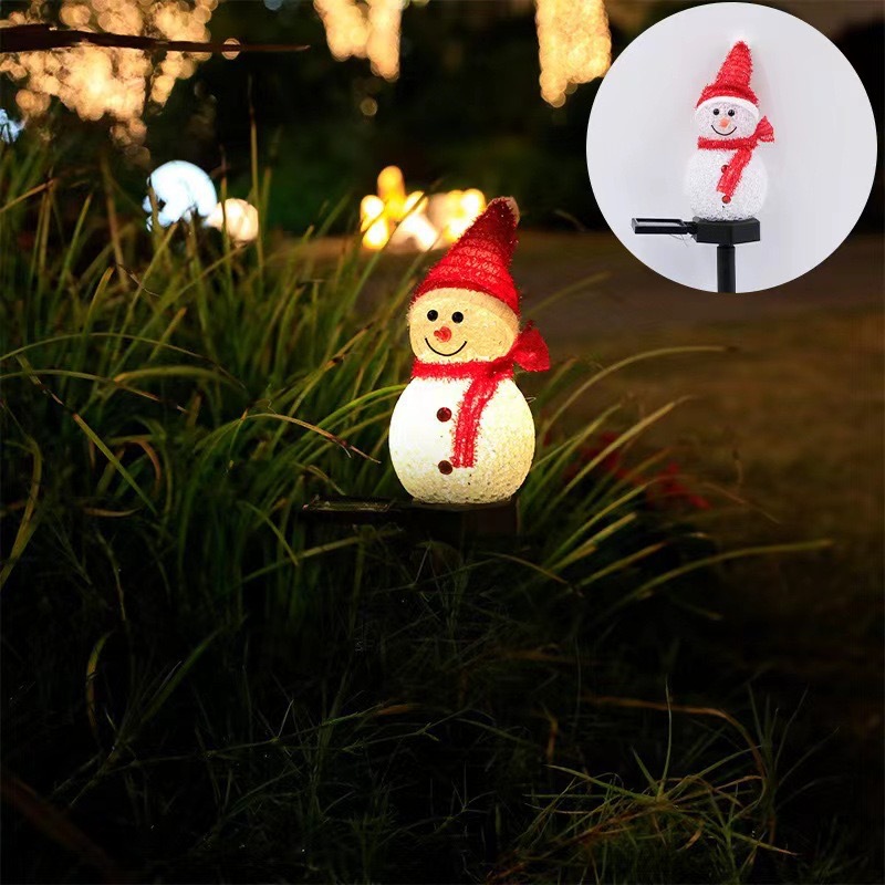 Snowman Solar Garden Light Out - Outdoor Lighting Pathway 评论和价格